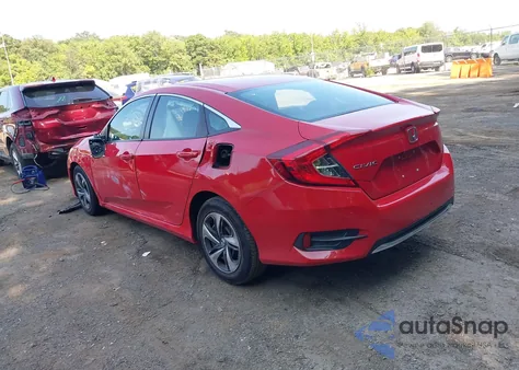 2019 Honda Civic Lx из США, поврежденный, VIN 2HGFC2F61KH507031